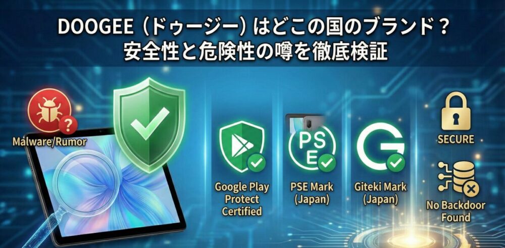 DOOGEE（ドゥージー）はどこの国のブランド？安全性と危険性の噂を徹底検証