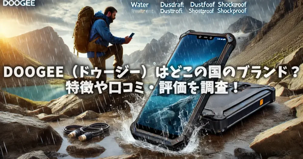 DOOGEE（ドゥージー）はどこの国のブランド？特徴や口コミ・評価を調査！