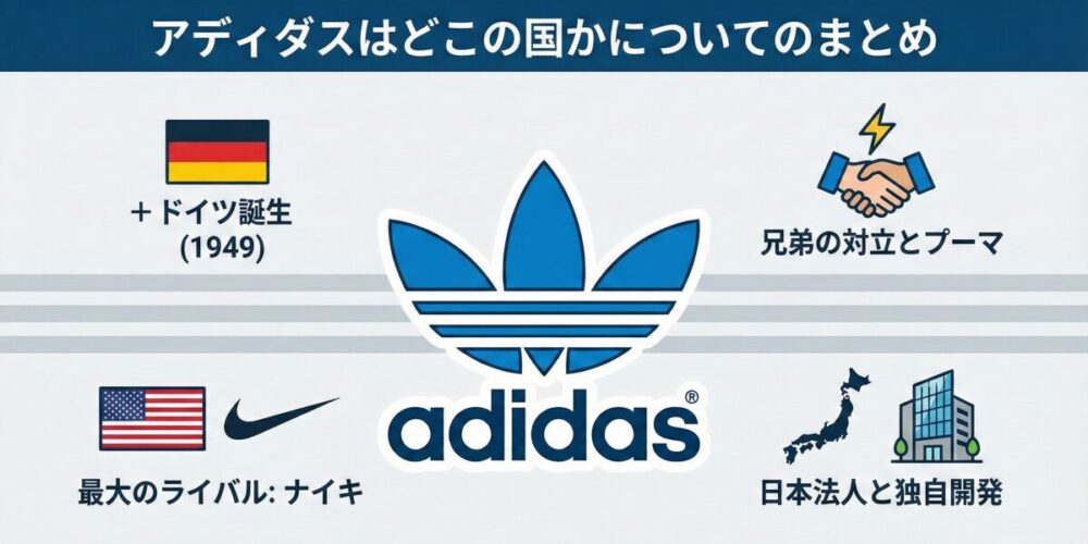 アディダスはどこの国かについてのまとめ