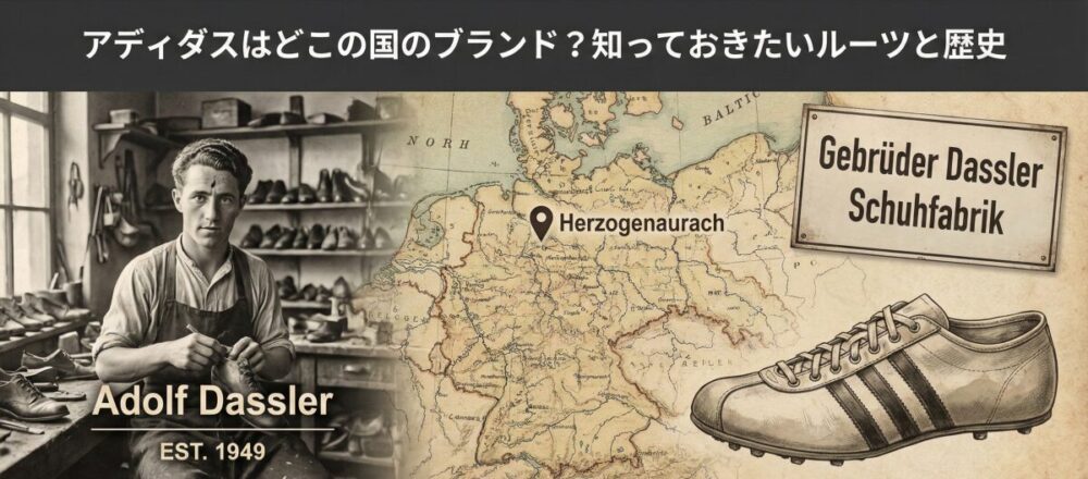 アディダスはどこの国のブランド？知っておきたいルーツと歴史