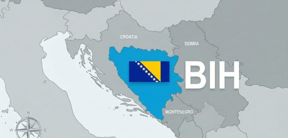 オリンピックで見かけるBIHはどこの国の略称？