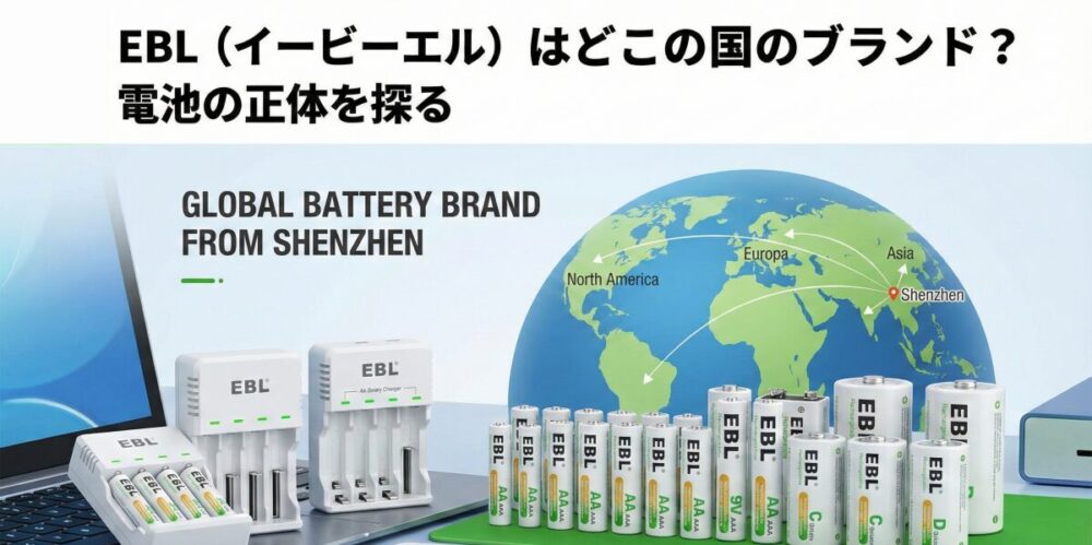EBL（イービーエル）はどこの国のブランド？電池の正体を探る