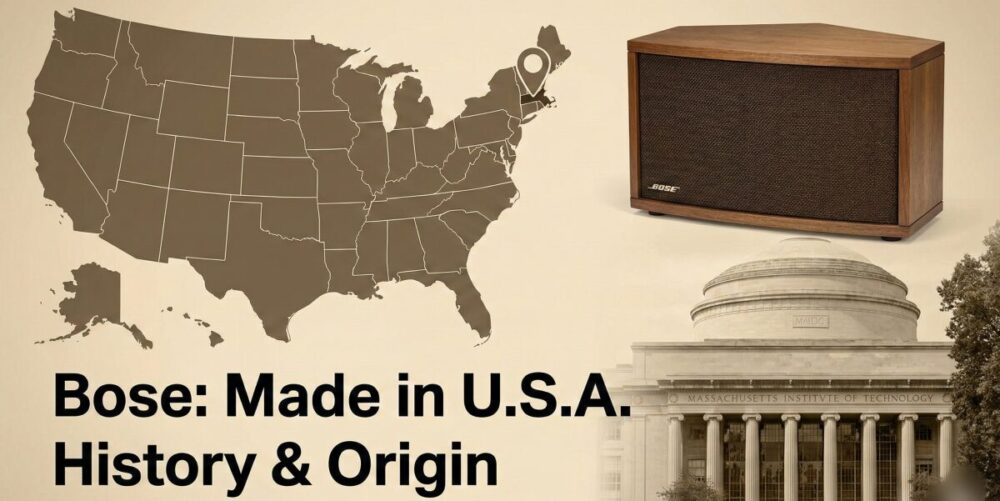 Bose（ボーズ）はどこの国で生まれた？世界を虜にする音響メーカーの正体