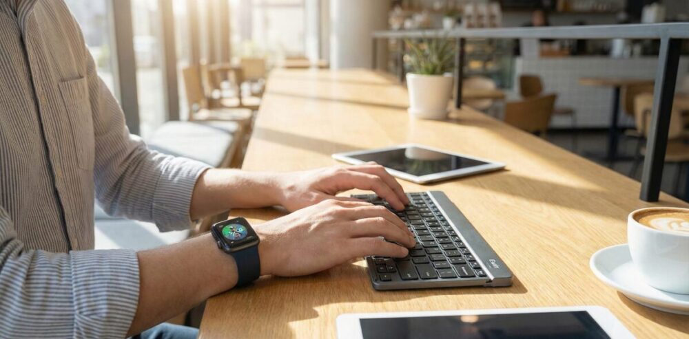 EWINのキーボードの評判やスマートウォッチの使い勝手