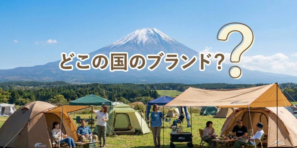 FIELDOORはどこの国のブランド？気になる評判やおすすめテントを徹底解説！