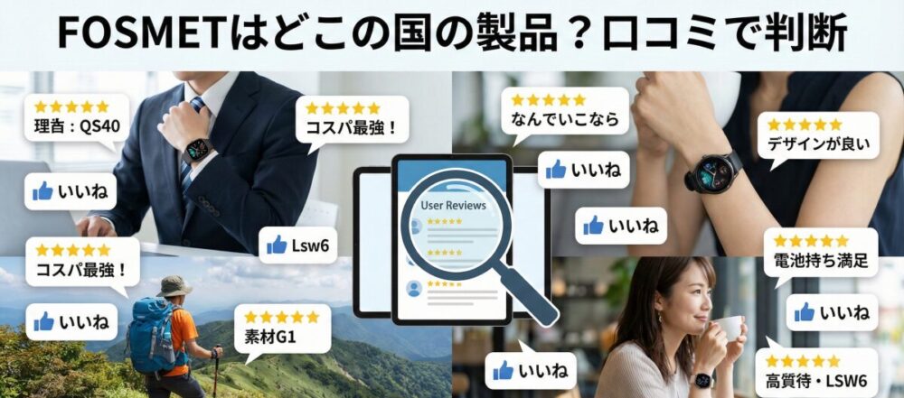 FOSMETはどこの国の製品？口コミで判断