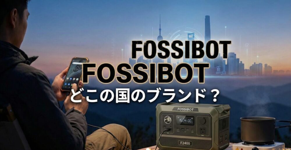 FOSSiBOTはどこの国のブランド？注目のスマホやポータブル電源の評判を徹底調査
