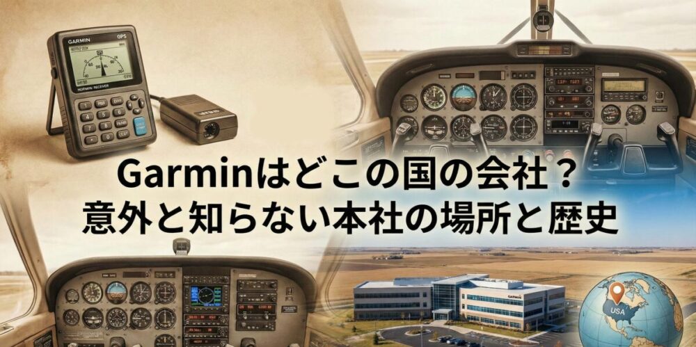 Garminはどこの国の会社？意外と知らない本社の場所と歴史
