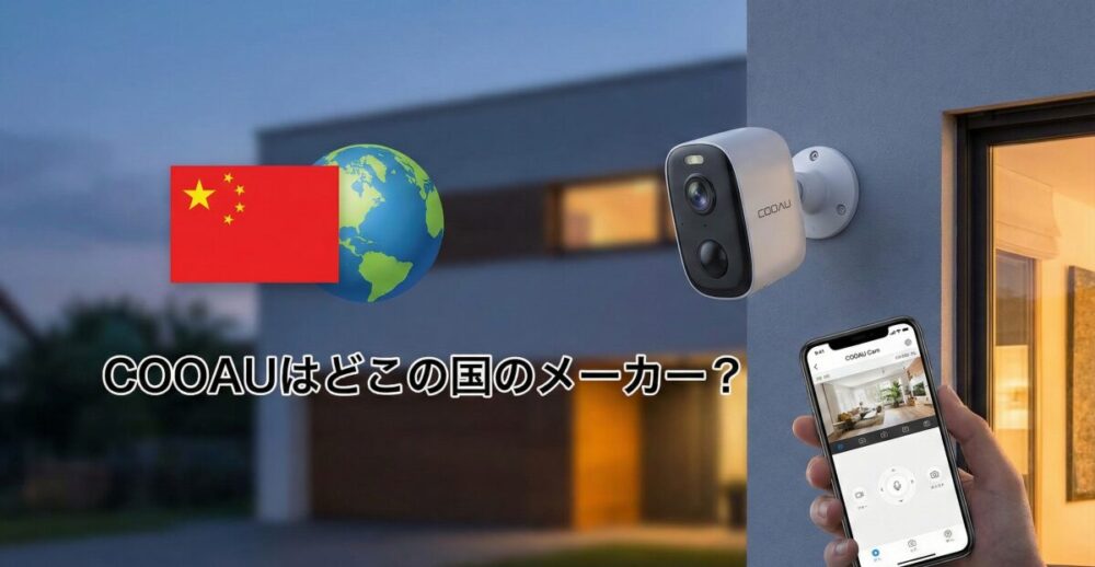COOAUはどこの国のメーカー？防犯カメラの口コミやアプリ設定のコツを公開