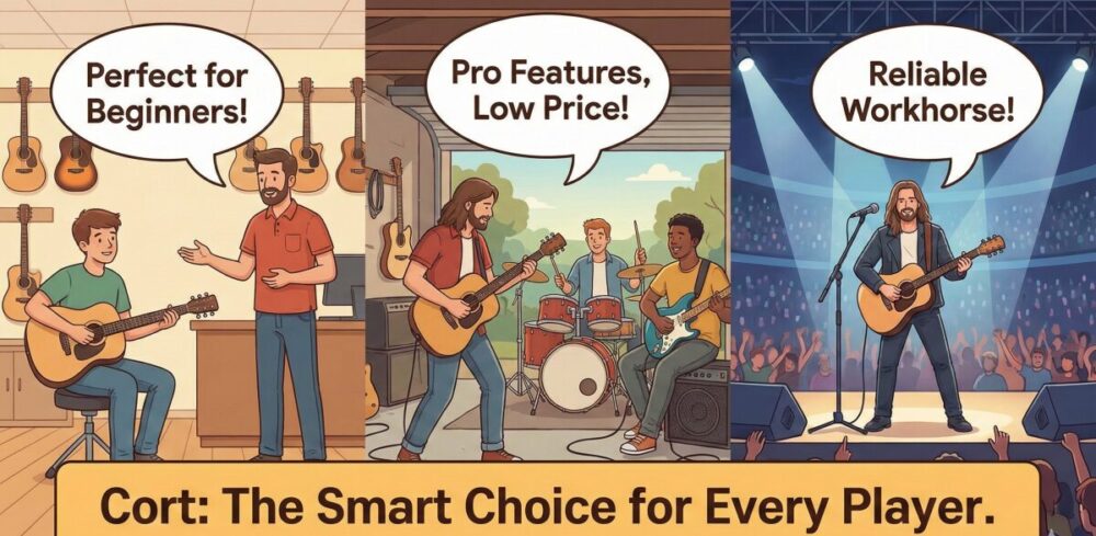 Cort（コルト）のギターはどこの国で生まれたの？