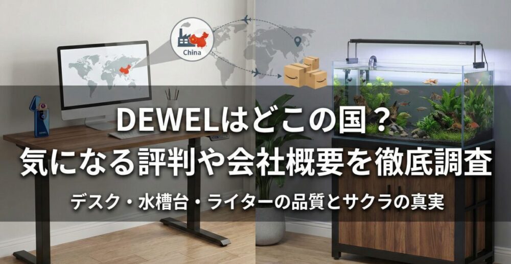DEWEL（デウェル）はどこの国のブランド？気になる評判や会社概要を徹底調査