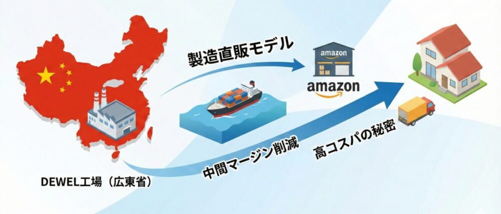 DEWEL（デウェル）はどこの国のメーカー？