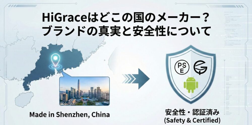 HiGraceはどこの国のメーカー？ブランドの真実と安全性について