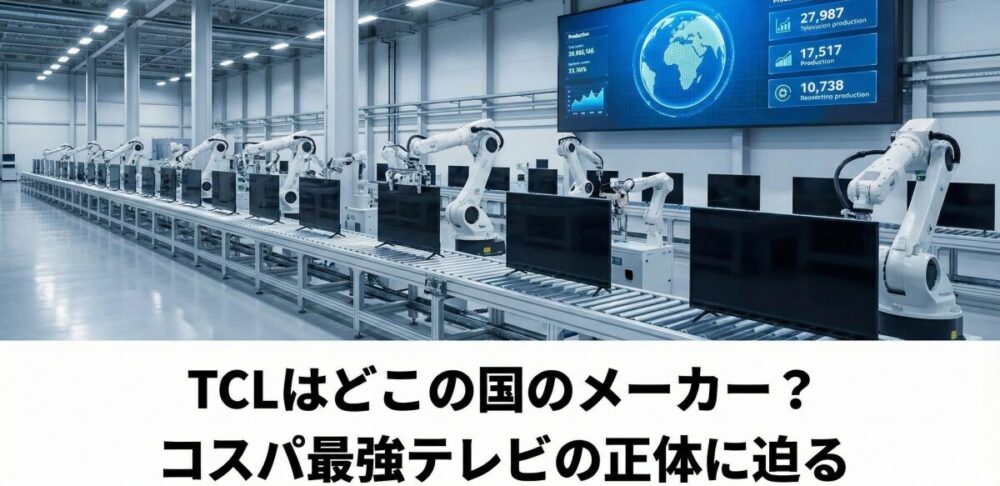 TCLはどこの国のメーカー？コスパ最強テレビの正体に迫る