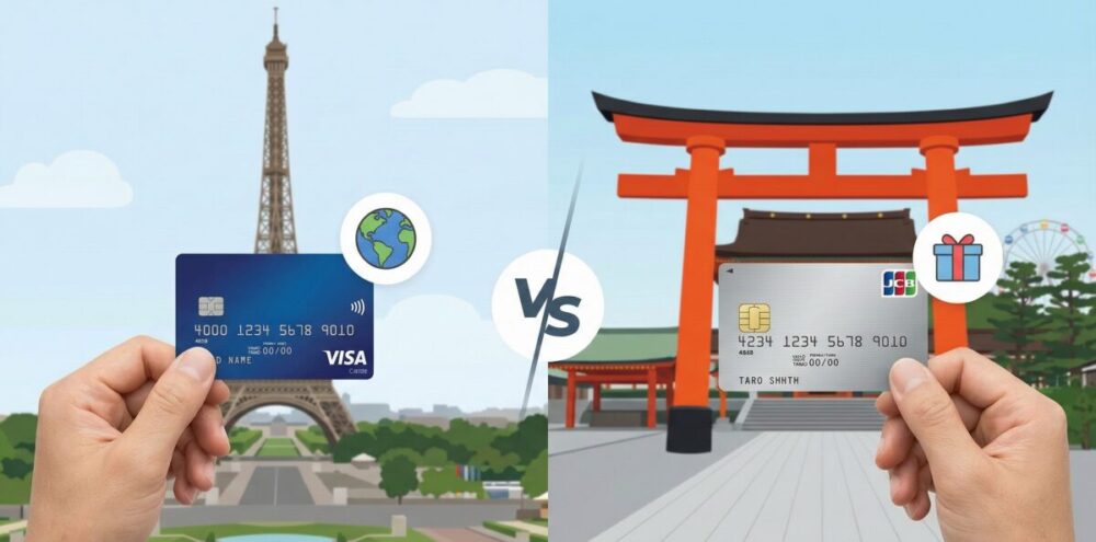 VisaとJCBはどっちがいいか徹底比較
