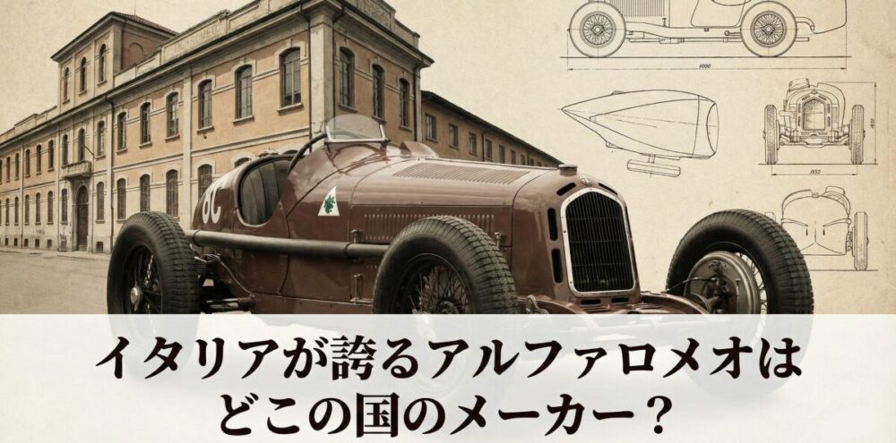 イタリアが誇るアルファロメオはどこの国のメーカー？