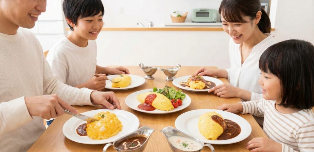オムライスはどこの国の料理かを知って味わう楽しみ