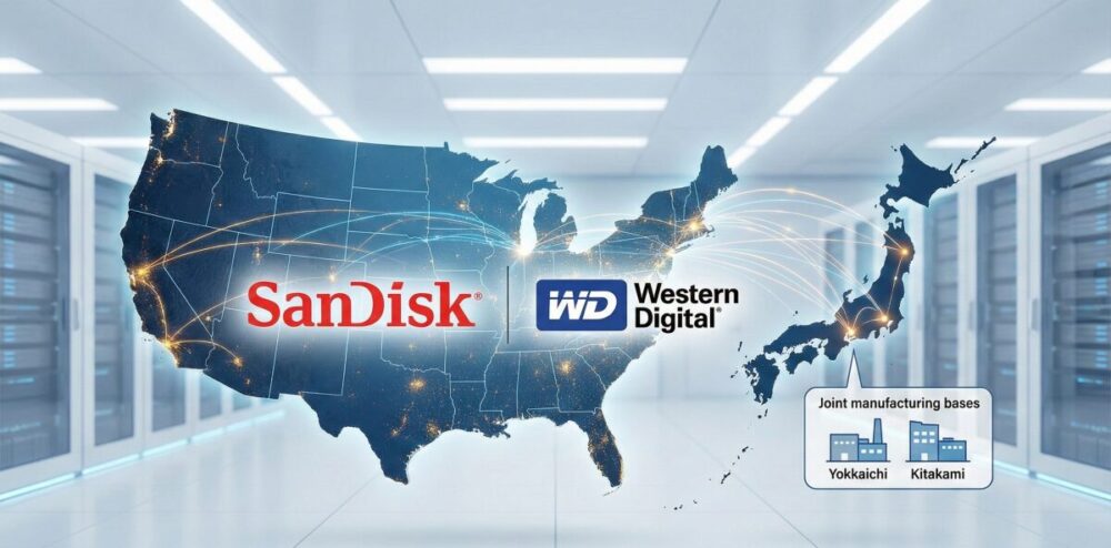 サンディスクはどこの国のメーカー？会社概要や親会社の正体