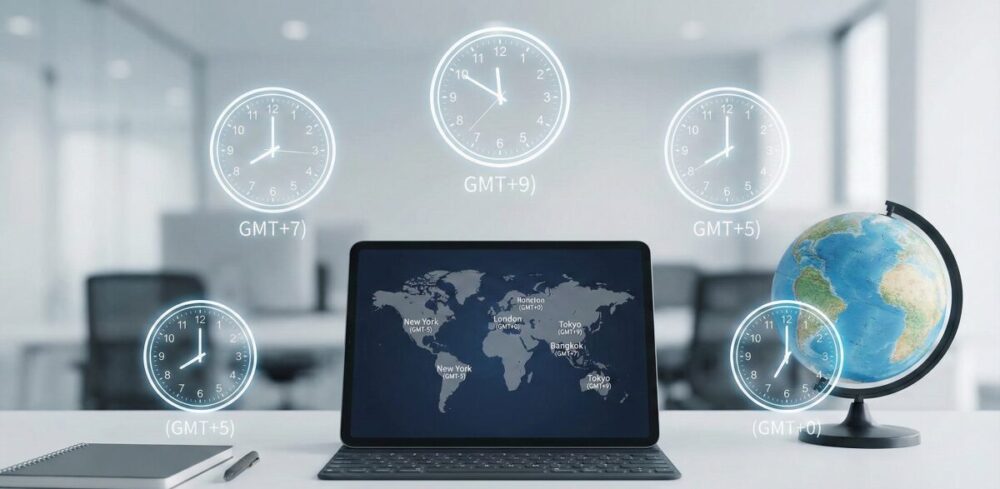 GMT 7がどこの国の時間かを知って海外とのやり取りをスムーズに