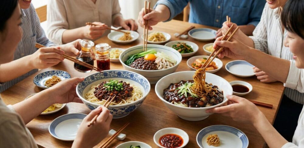 ジャージャー麺はどこの国のものかを知っておいしく楽しもう