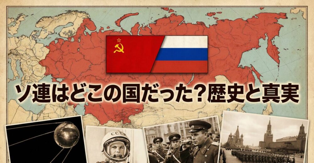 ソ連はどこの国だった？歴史やロシアとの違い、崩壊の理由をわかりやすく解説