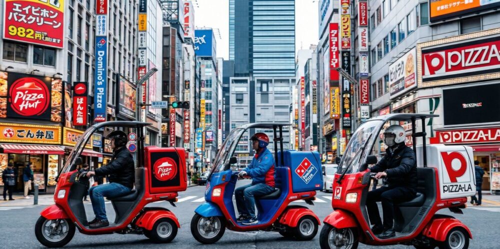 ピザハット日本上陸の裏側とドミノピザやピザーラとの比較