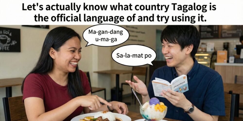 実際にタガログ語がどこの国の公用語か知って使ってみよう
