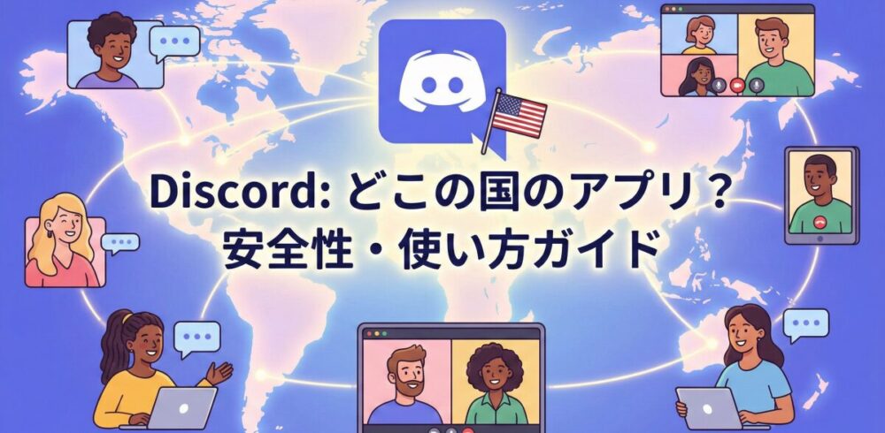 Discordはどこの国のアプリ？安全性や初心者のための使い方も解説